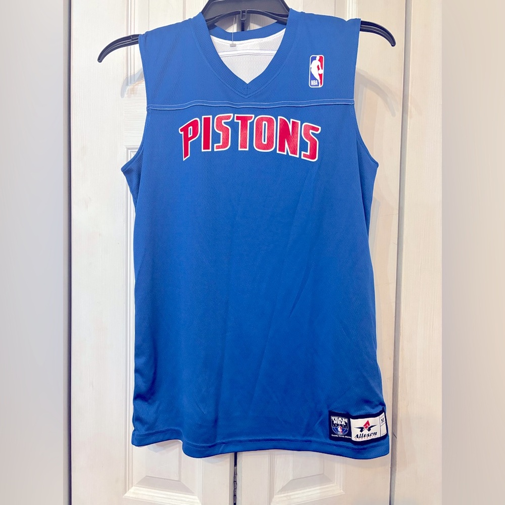 NBA Detroit Pistons Reversible Jersey- youth M
